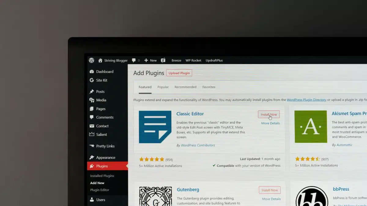 Assurer la maintenance, la sécurité et la protection de votre site WordPress...