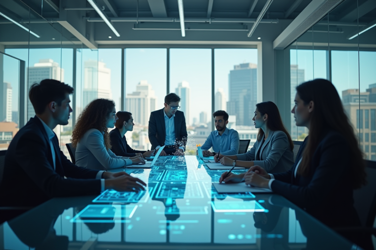 Tendances technologiques 2025 avec intelligence artificielle et réseaux quantiques